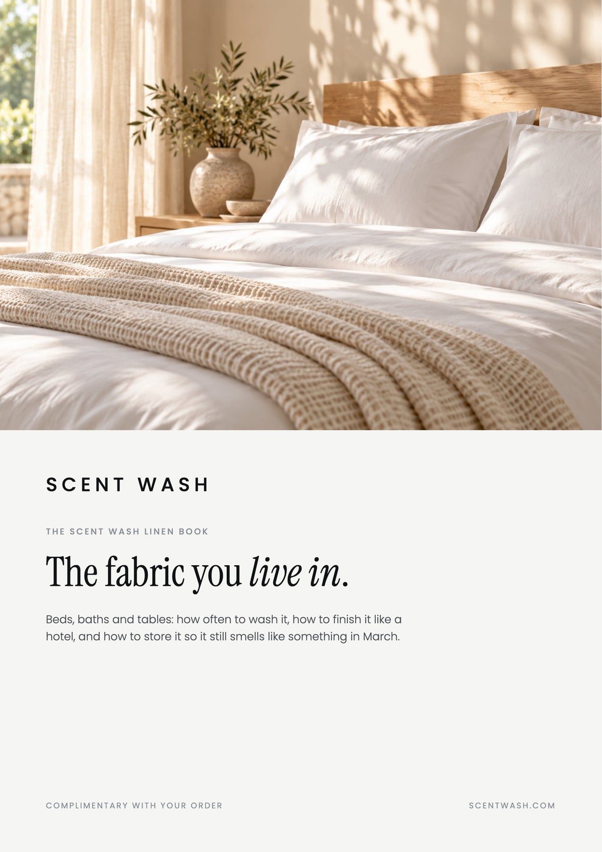Cover of The Scent Wash Linen Book