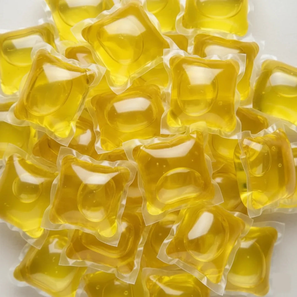 Close-up of Scent Wash laundry pods